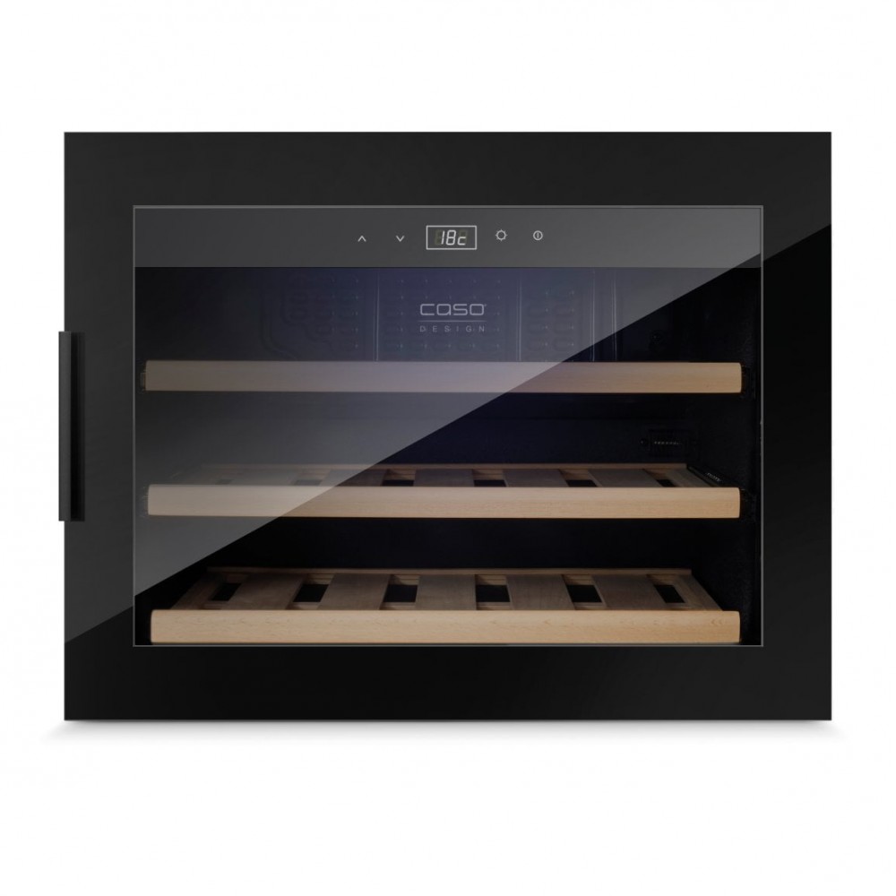 

Встраиваемый винный шкаф CASO WineSafe 18 EB черный, WineSafe 18 EB