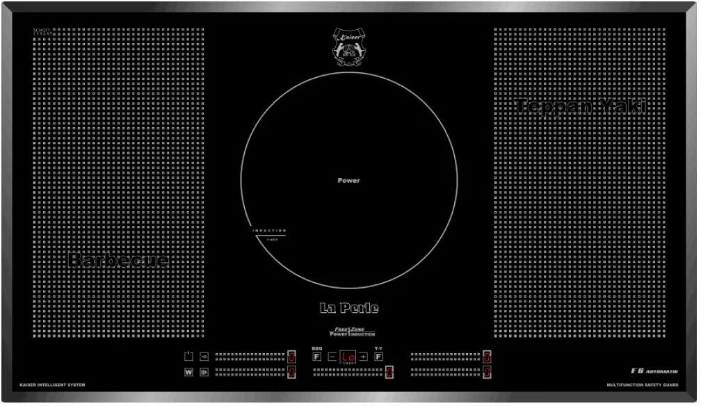 

Встраиваемая варочная панель индукционная KAISER KCT 97 FI La Perle черный, KCT 97 FI La Perle
