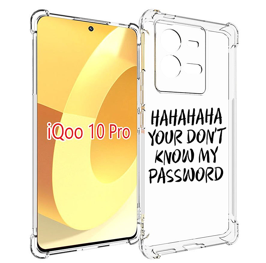 

Чехол MyPads Мой-пароль для Vivo iQOO 10 Pro, Прозрачный, Tocco