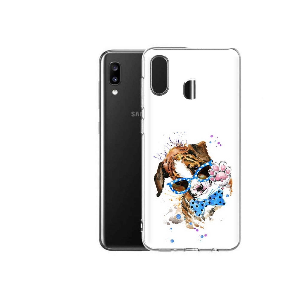 

Чехол MyPads Tocco для Samsung Galaxy A20 лапочка, Прозрачный, Tocco