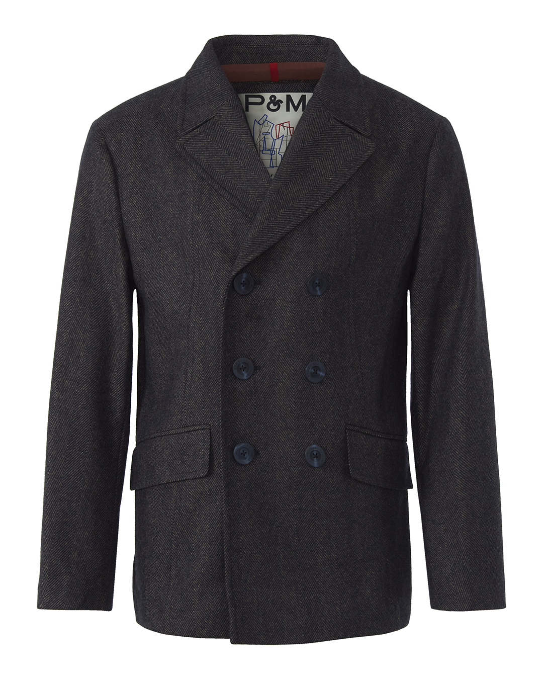 

Двубортный пиджак Pond and Miller 111-30404-82 l коричневый, 111-30404-82