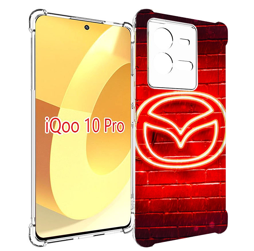 

Чехол MyPads Мазда для Vivo iQOO 10 Pro, Прозрачный, Tocco