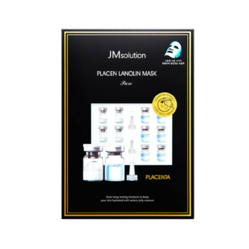 JMsolution Маска тканевая плацентарная с ланолином - Placen lanolin mask pure, 35мл