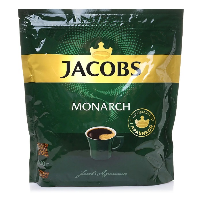 

Кофе Monarch / Кофе Растворимый Якобс Монарх , 500г М/У
