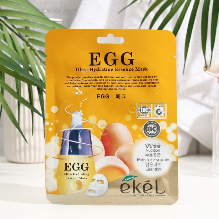 

Маска для лица Ekel с яйцом Mask Pack Egg 23 мл