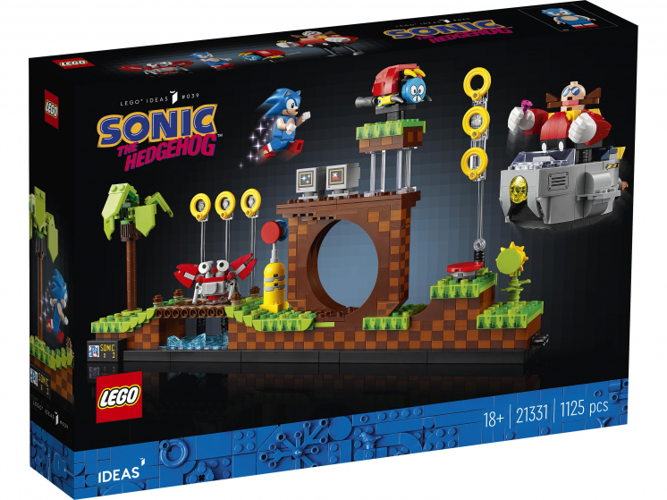 Конструктор LEGO Ideas Соник Супер - ежик - зона Грин Хилл 21331 конструктор lego sonic the hedgehog вызов сферы скорости соника 292 детали 76990