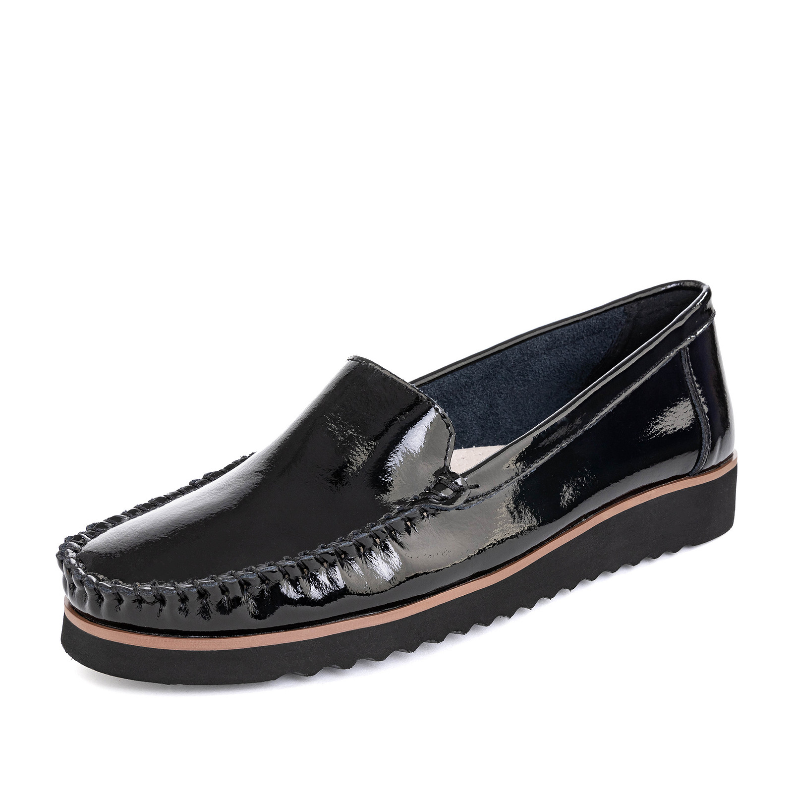 

Мокасины женские ZENDEN 40-32WA-816V черные 41 RU, Черный, 40-32WA-816V
