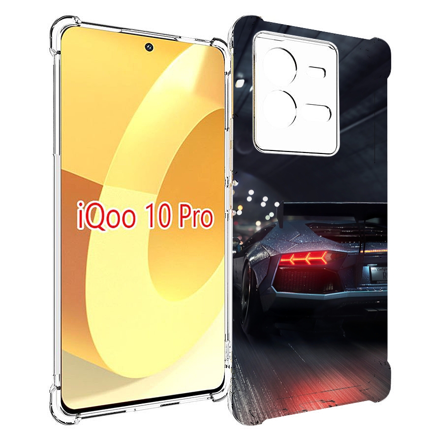 

Чехол MyPads Ламба мужской для Vivo iQOO 10 Pro, Прозрачный, Tocco