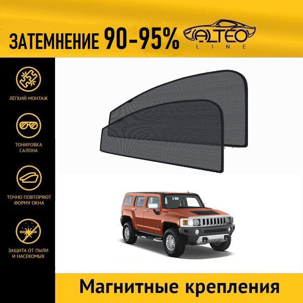 

Автошторки ALTEO PREMIUM на Hummer H3 (2005-2013)