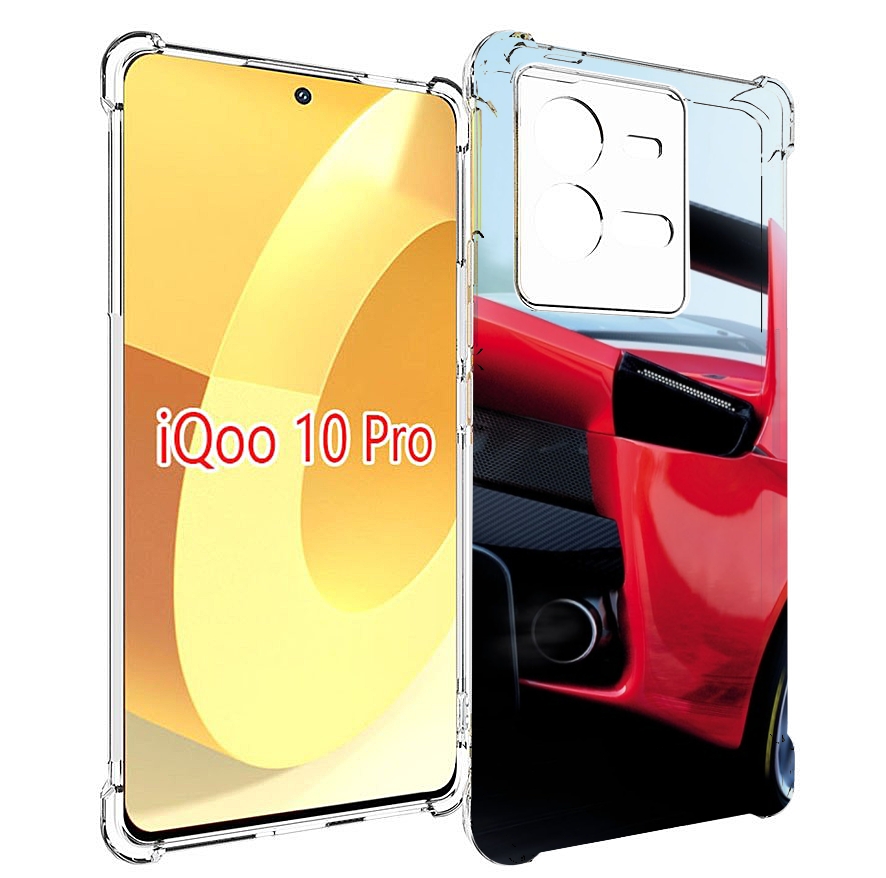 

Чехол MyPads Крыло-машины мужской для Vivo iQOO 10 Pro, Прозрачный, Tocco