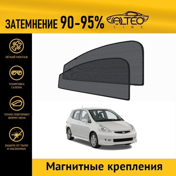 

Автошторки ALTEO PREMIUM на Honda Jazz 1 (2001-2009) хэтчбек 5d