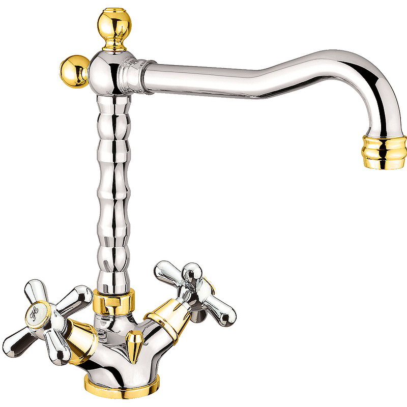 

Смеситель для раковины Webert OTTOCENTO bath CHROME-gold OT700302017 42467