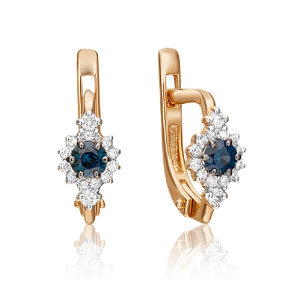 

Серьги из красного золота с бриллиантом PLATINA jewelry 02-0875-00-105-1110-30, 02-0875-00-105-1110-30