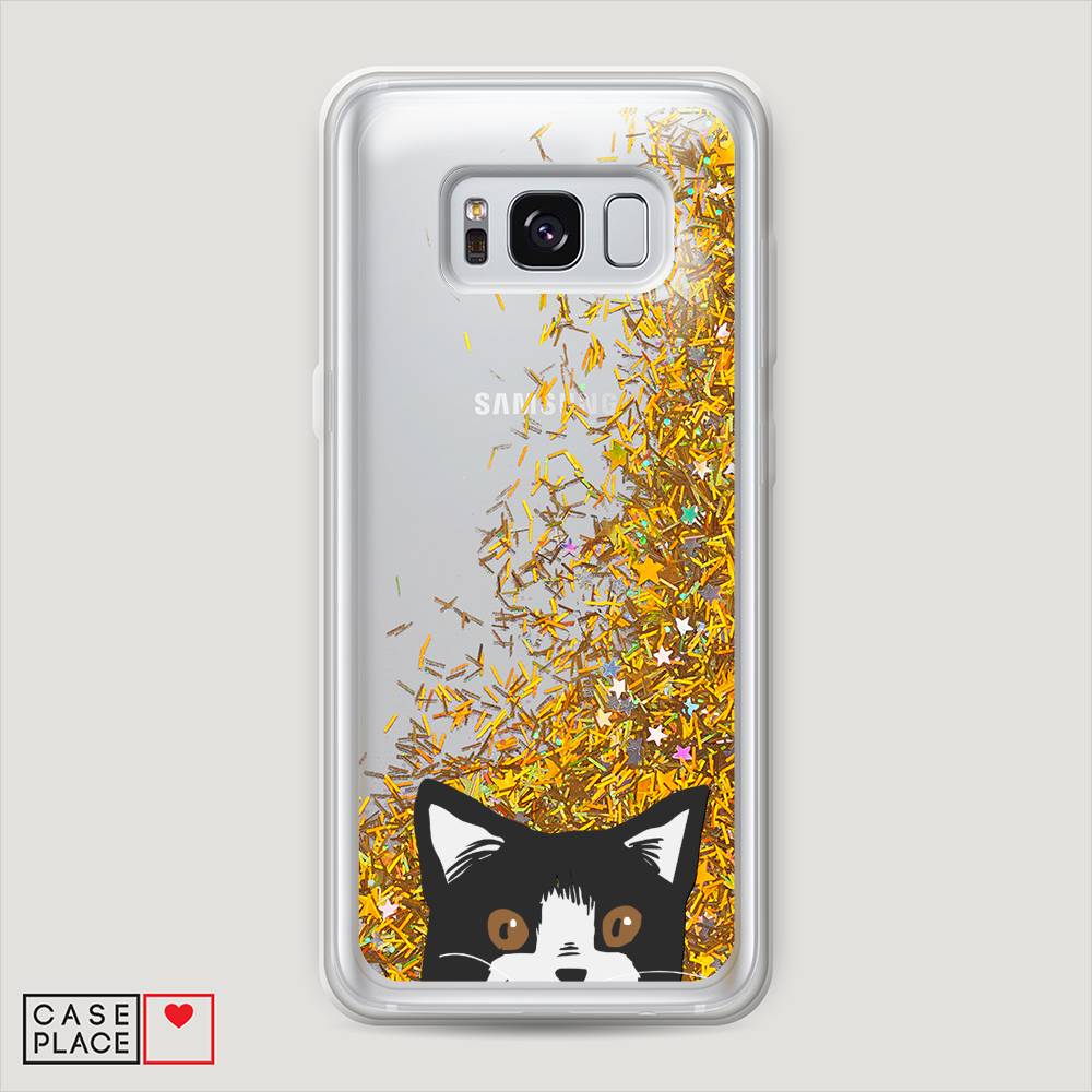 

Чехол Awog "Подглядывающий кот" для Samsung Galaxy S8 +, 24890-1