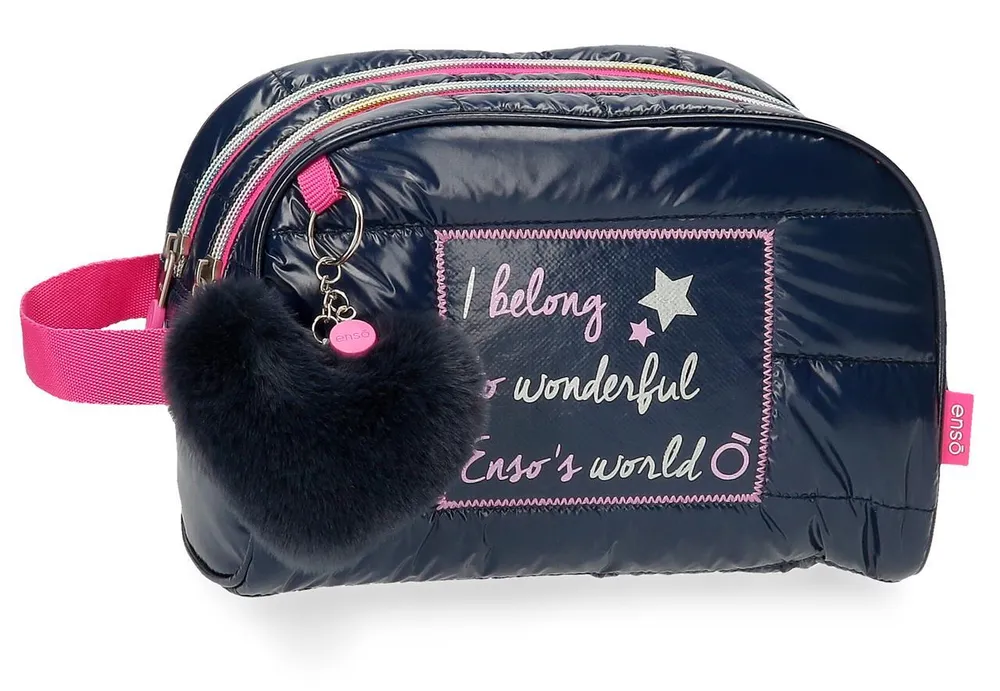 

Косметичка женская ENSO 4421 navy, 26x16x11 см, Синий, 4421
