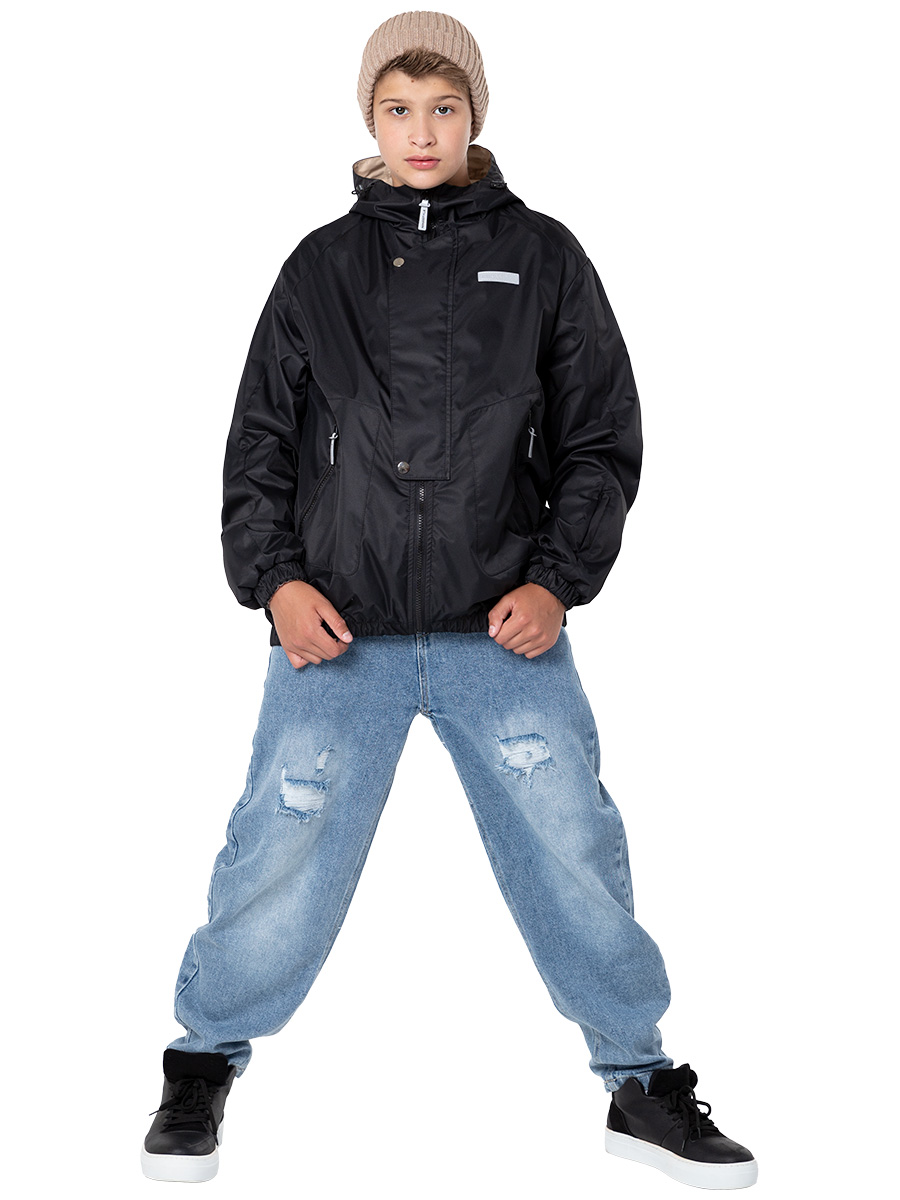 

Ветровка детская NIKASTYLE 4л4324, черный, 158, 4л4324