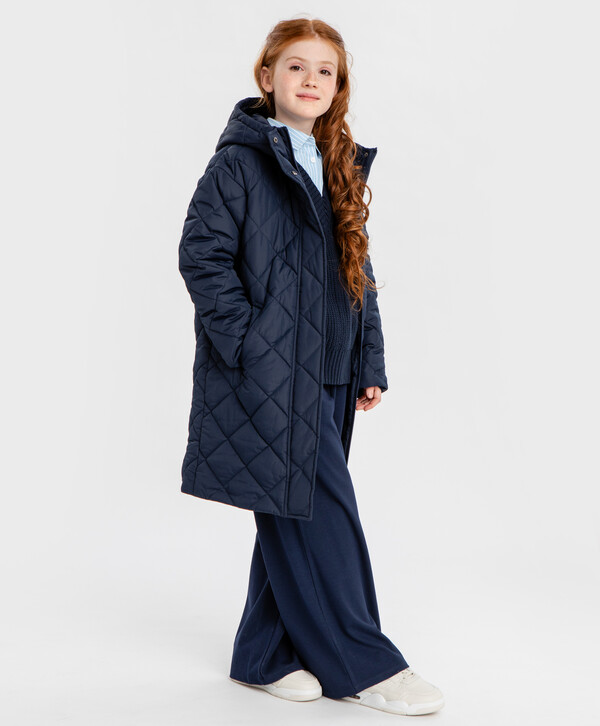 

Пальто детское Button Blue 224BBGS45011000, синий, 140, 224BBGS45011000