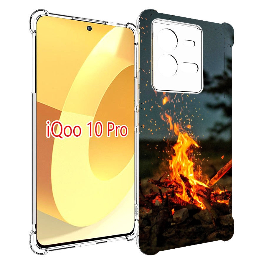 

Чехол MyPads Костер-ночное-небо для Vivo iQOO 10 Pro, Прозрачный, Tocco
