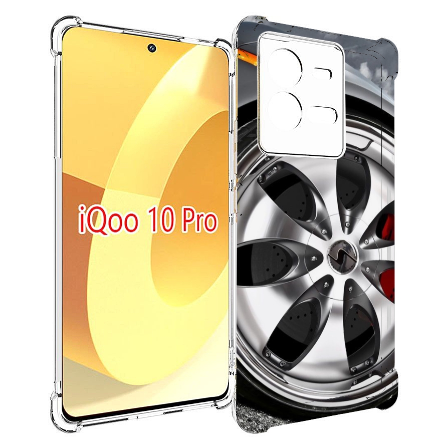 

Чехол MyPads Колесо мужской для Vivo iQOO 10 Pro, Прозрачный, Tocco
