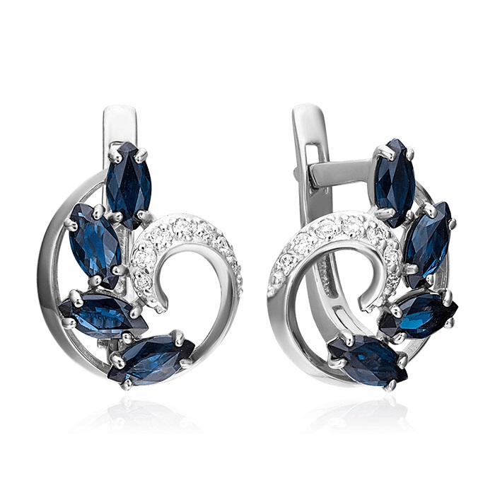 

Серьги из белого золота с бриллиантом PLATINA jewelry 02-0821-00-105-1120-30, 02-0821-00-105-1120-30