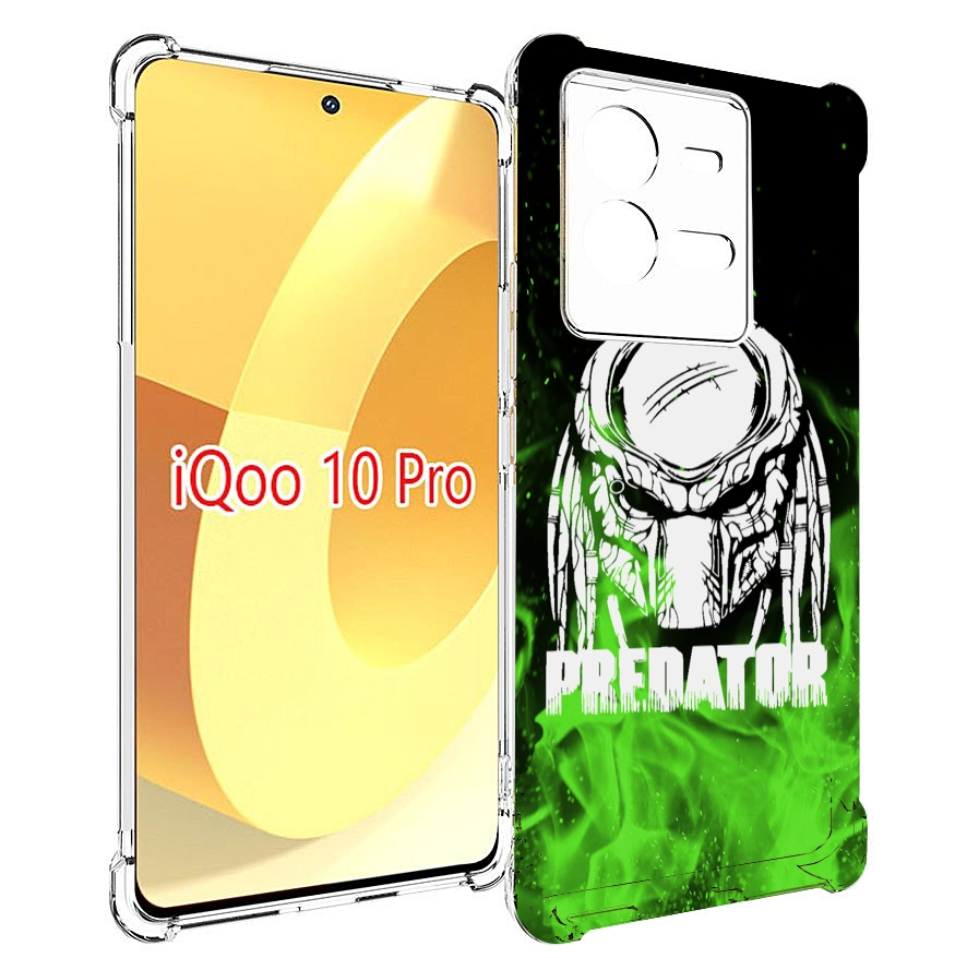 

Чехол MyPads Знак-хищника для Vivo iQOO 10 Pro, Прозрачный, Tocco
