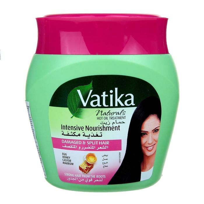 Купить Маска для волос Dabur Vatika Интенсивное питание (яичный протеин, мед, авокадо), 500 мл, EFERO