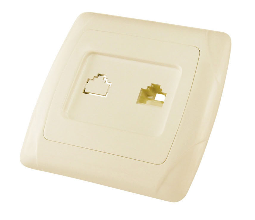 

ТФ-розетка TDM ELECTRIC Онега SQ1805-0049, Бежевый, Онега-11