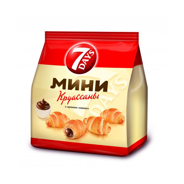 Мини-круассаны 7 Days с какао 176 г 80₽