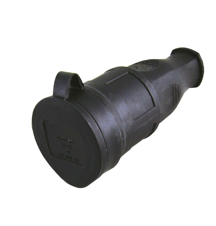 

Розетка Tdm Переносная С Заглушкой Каучук 2Р+Ре 16А 220В Ip44 Sq0612-0002, Черный