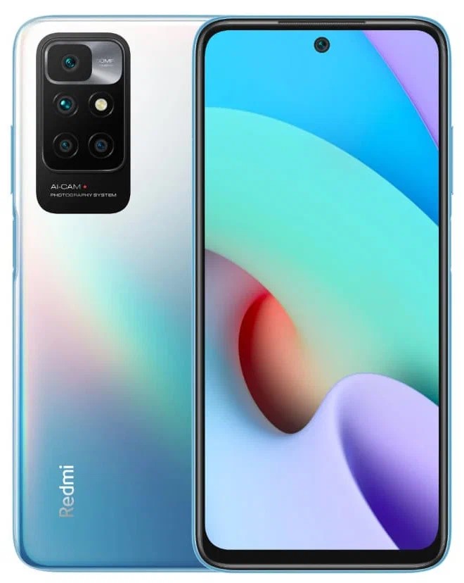 

Смартфон Xiaomi Redmi 10 (2022) 4/64GB Sea blue (22011119UY) EU, Redmi 10 2022