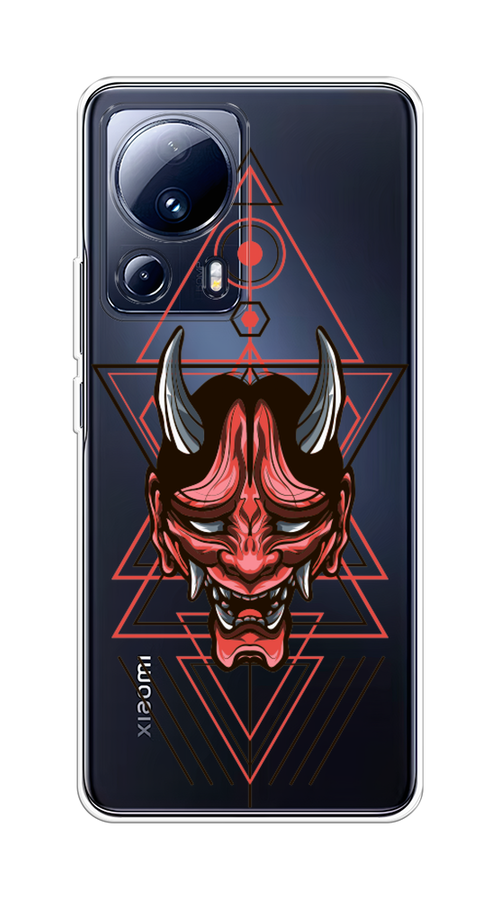 

Чехол на Xiaomi 13 Lite "Hanya Oni mask", Серый;красный;черный, 318150-4