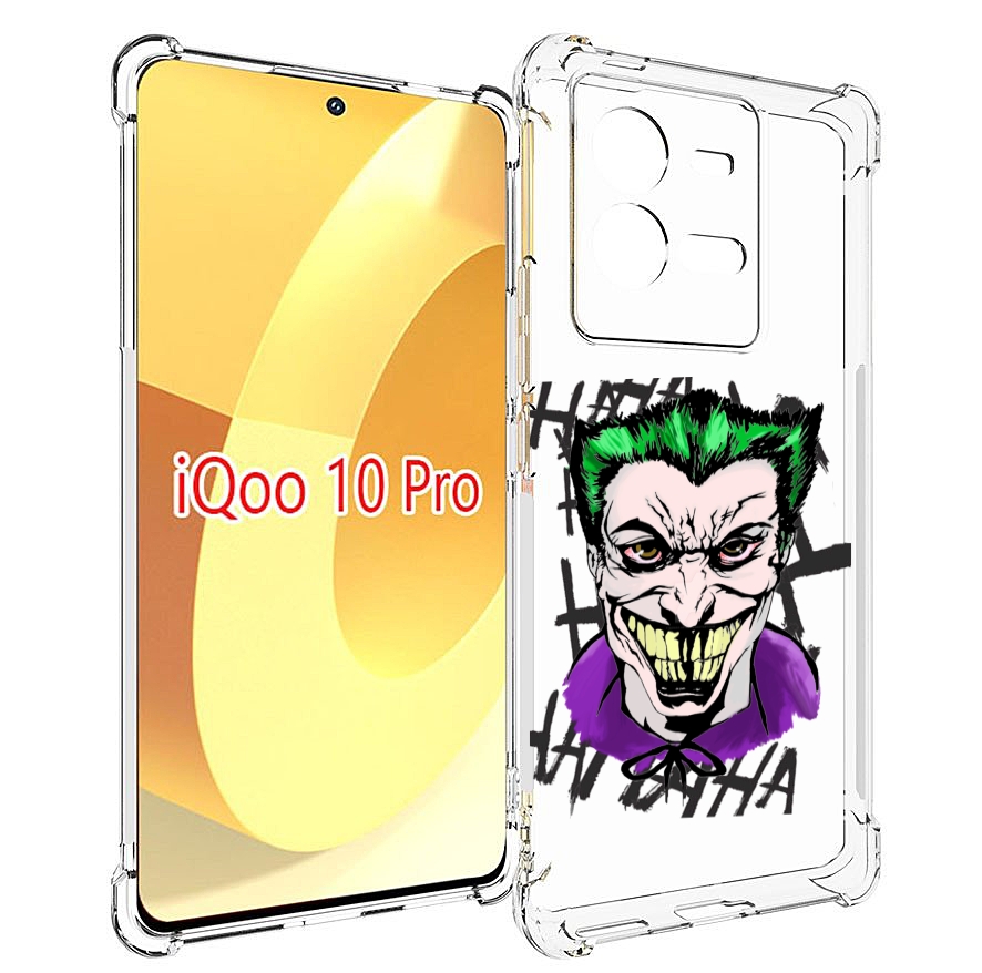 

Чехол MyPads Джокер-крейзи для Vivo iQOO 10 Pro, Прозрачный, Tocco