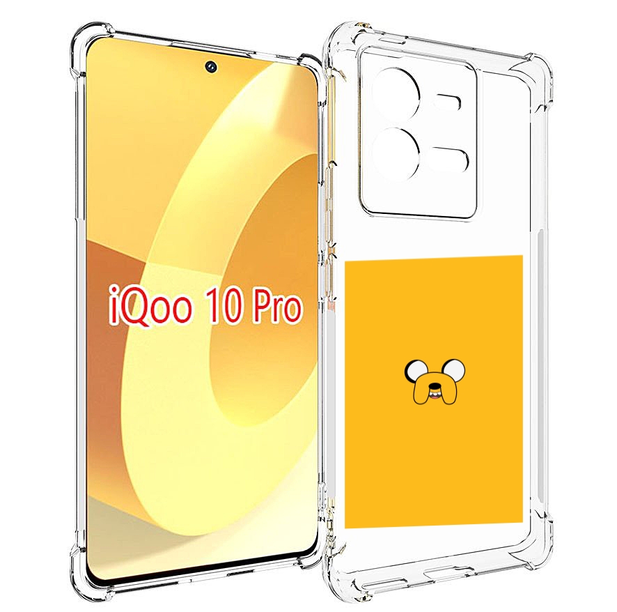 

Чехол MyPads Джейк-время-приключений для Vivo iQOO 10 Pro, Прозрачный, Tocco