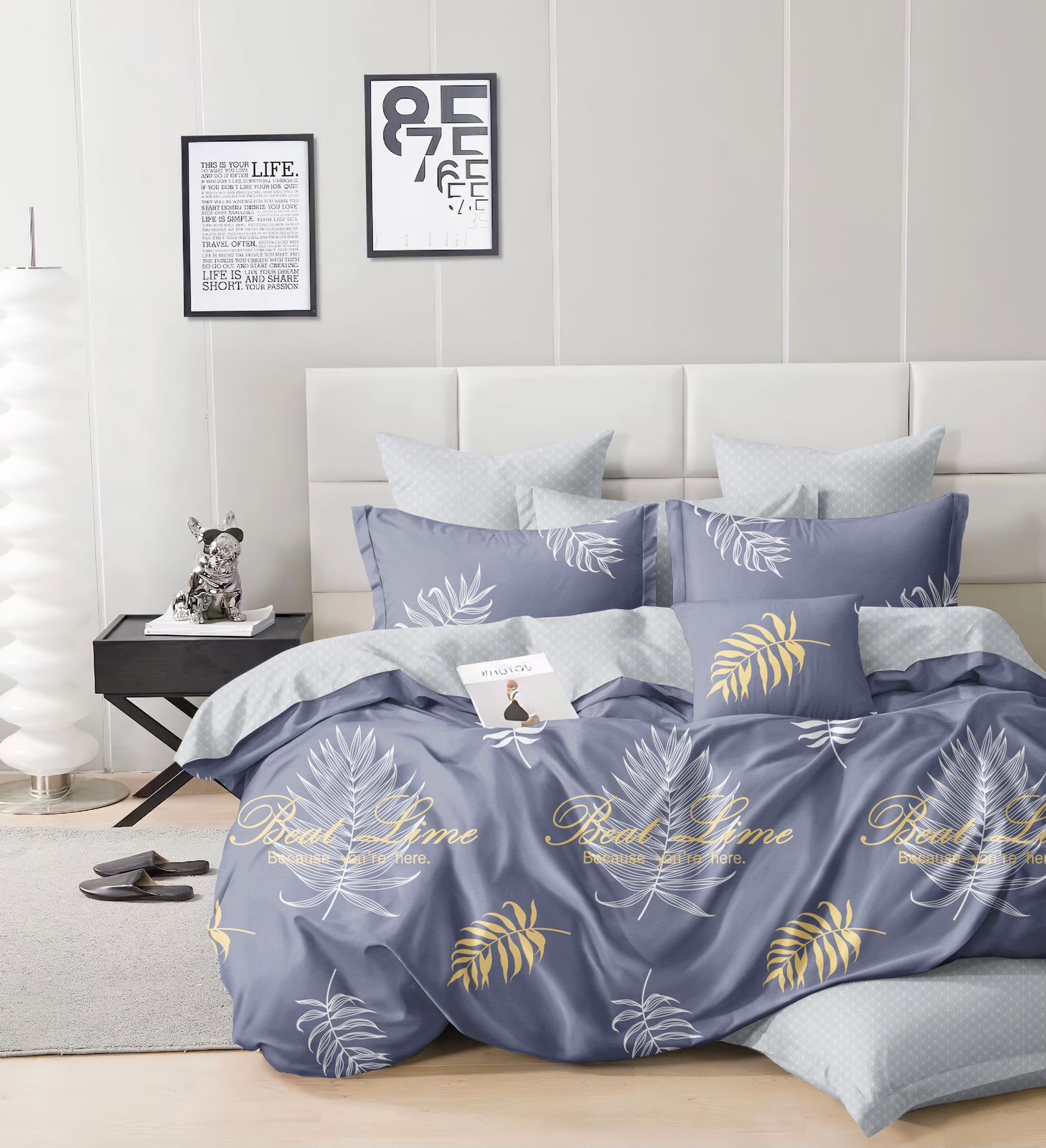 

Постельное белье Classic Deluxe Textile 1,5 спальное Сатин, Leopard 1,5шка Lime New_01