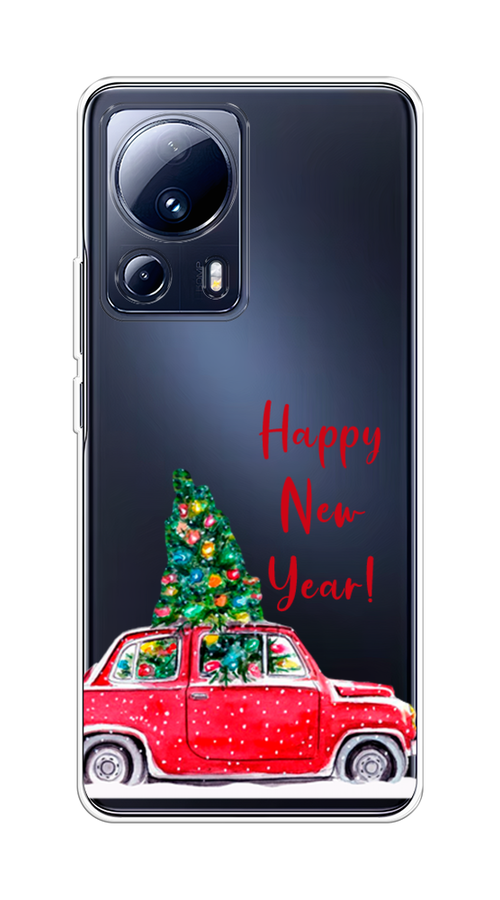

Чехол на Xiaomi 13 Lite "Happy New Year", Красный;зеленый, 318150-5