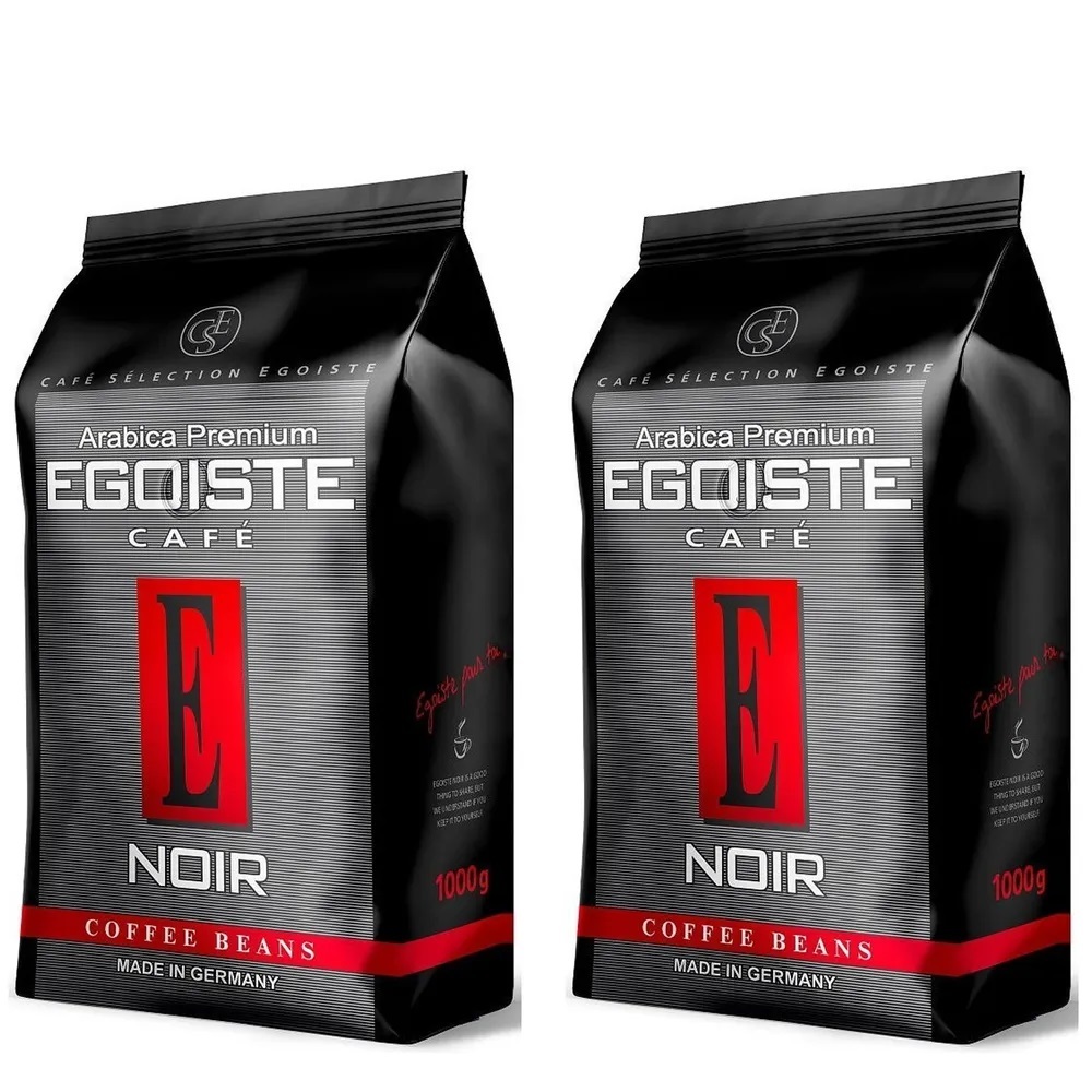 

Кофе в зернах Egoiste Noir, 1 кг, Набор 2шт