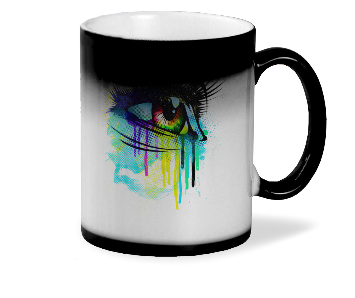 

Кружка CoolPodarok Глаз краски небо звезды