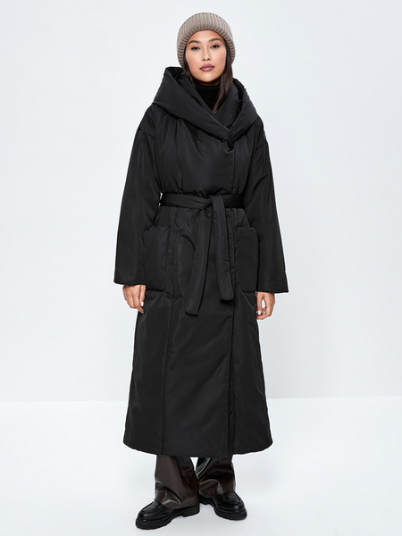 Пальто женское ZARINA 2460415115 черное S