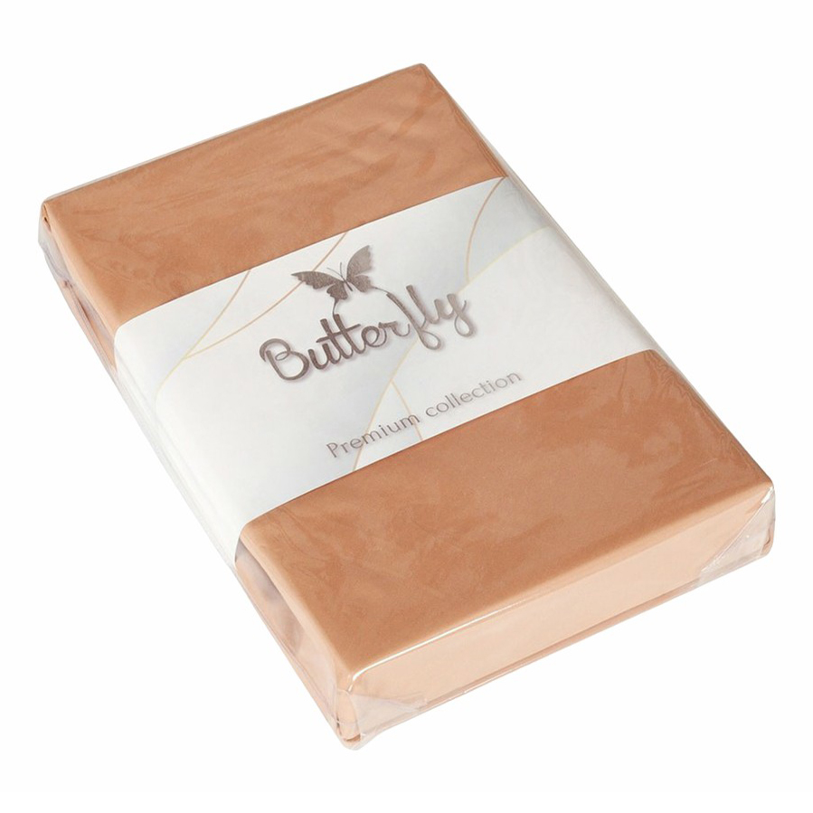 

Пододеяльник Butterfly Premium Collection 200x210 см сатин на молнии бежевый