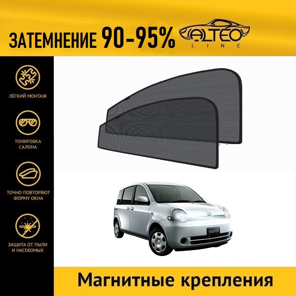 

Автошторки ALTEO PREMIUM на Toyota Sienta 1 (2003-2006)