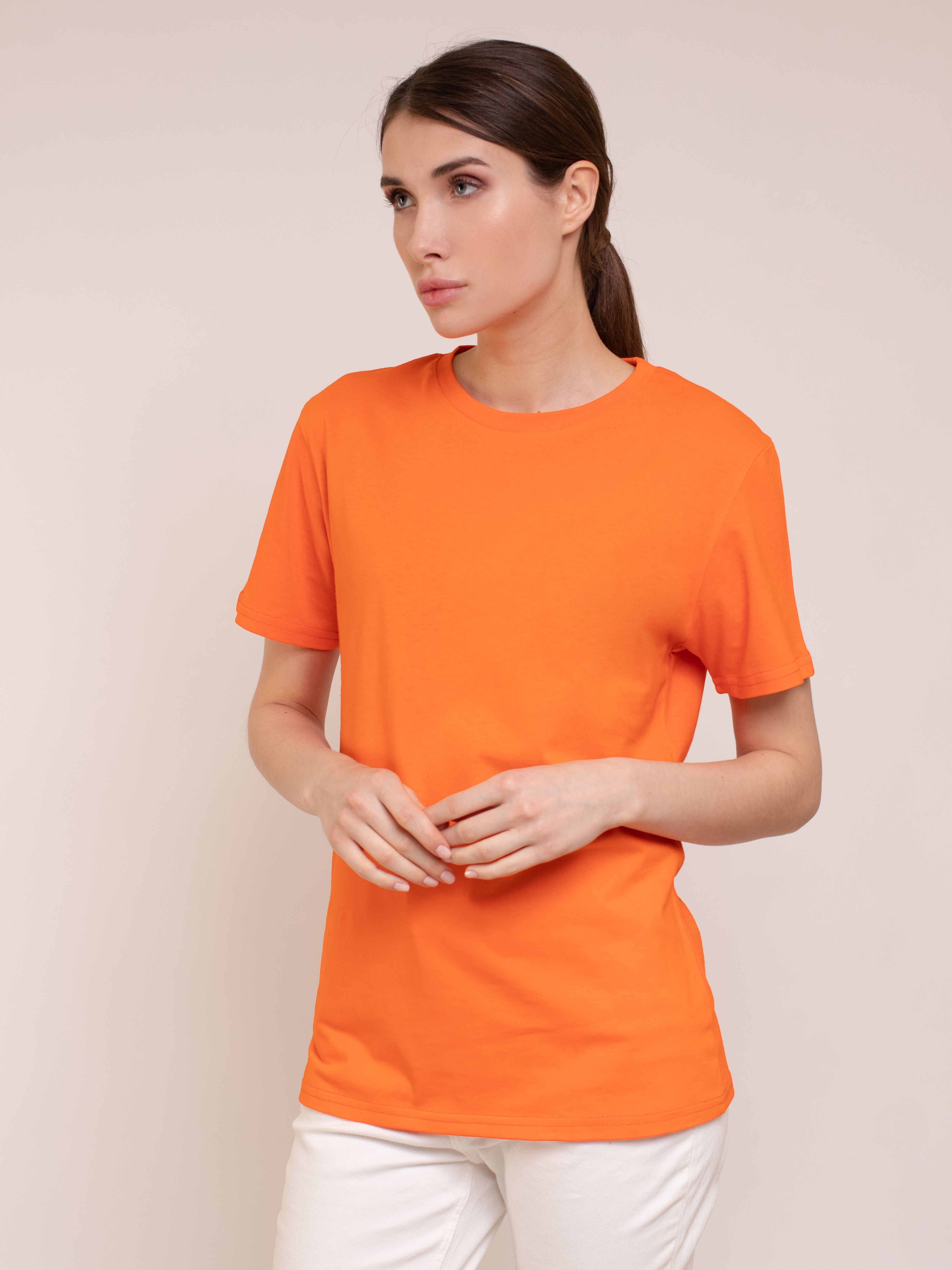 

Футболка женская Uzcotton 1-UZ-W-F-M оранжевая 3XL, Оранжевый, 1-UZ-W-F-M