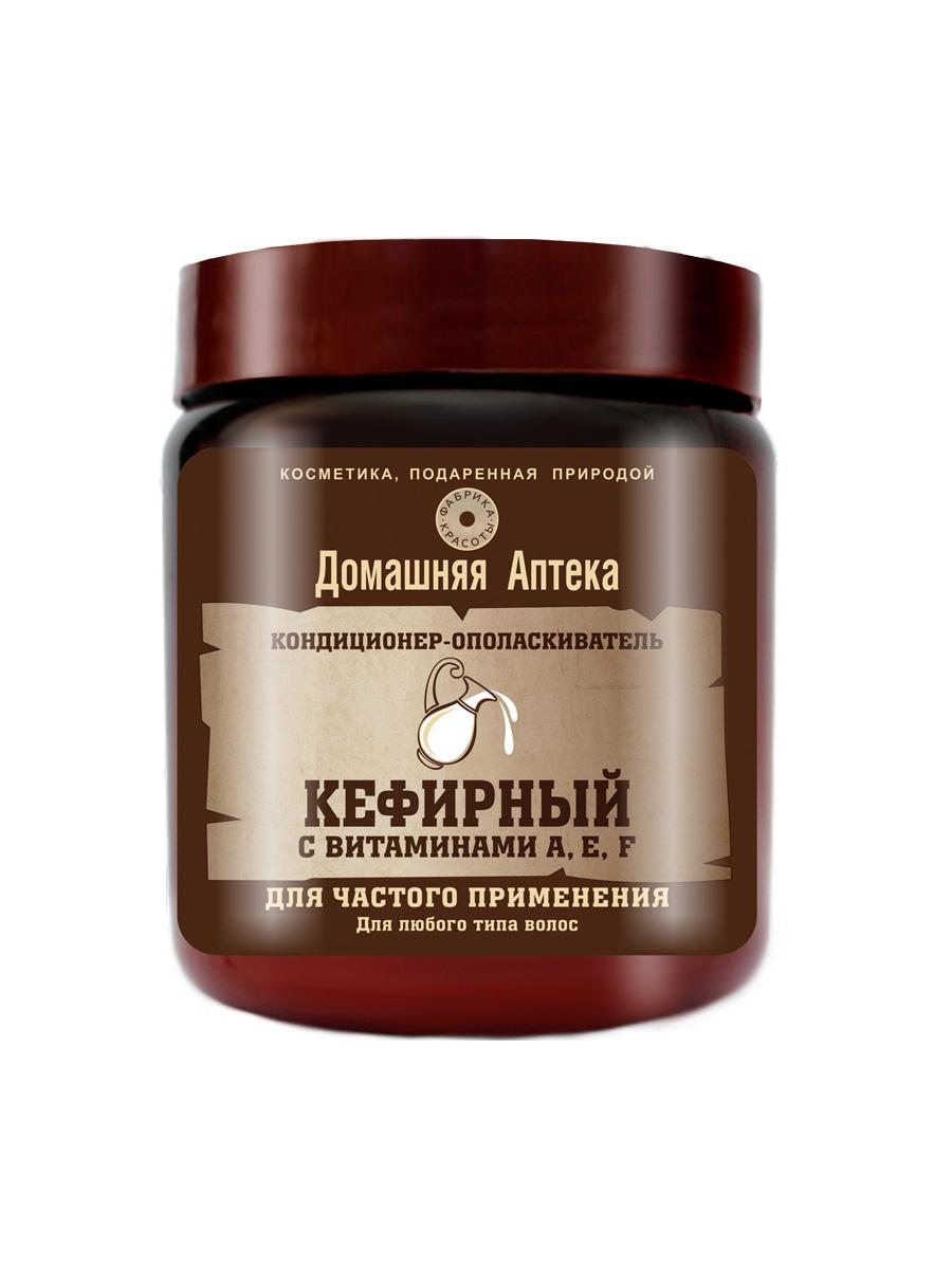 

Кондиционер-ополаскиватель Фабрика Красоты Домашняя Аптека Кефирный с витаминами A,E,F