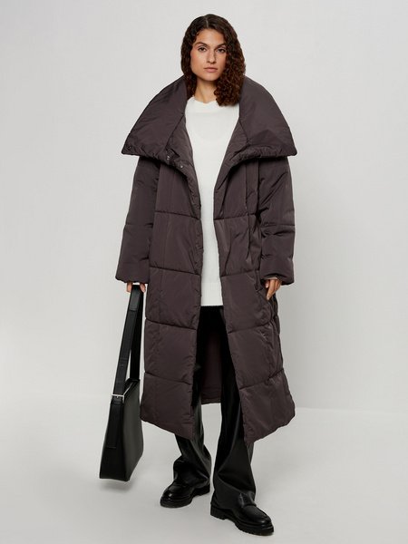 

Пальто женское ZARINA 2461440140 коричневое S, 2461440140