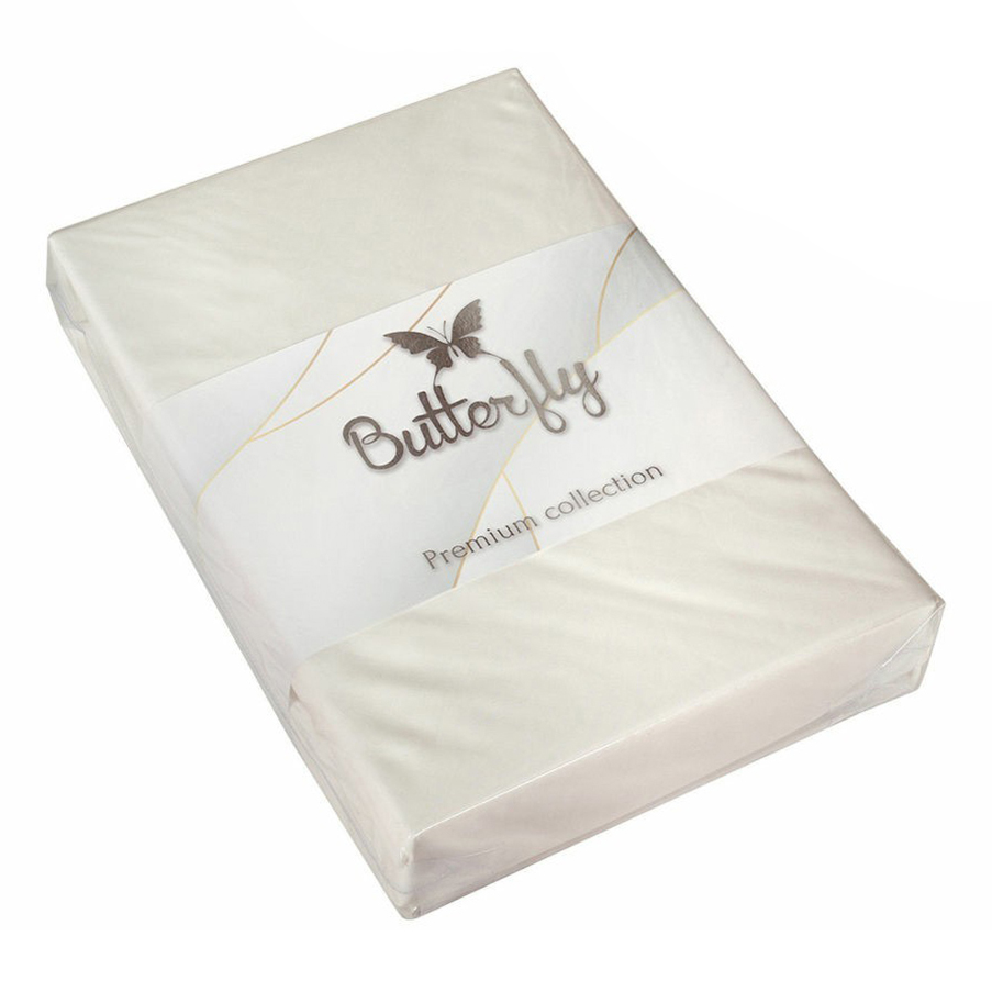 

Пододеяльник Butterfly Premium collection на молнии 200x210 см сатин белый