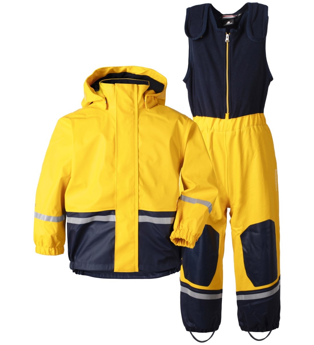 фото Комплект куртка + полукомбинезон для детей didriksons цв. желтый р-р. 86