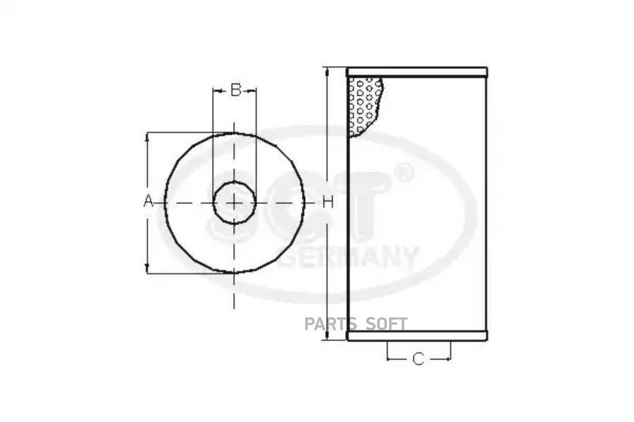 

Фильтр масляный SCT SH425 SCT SH425P