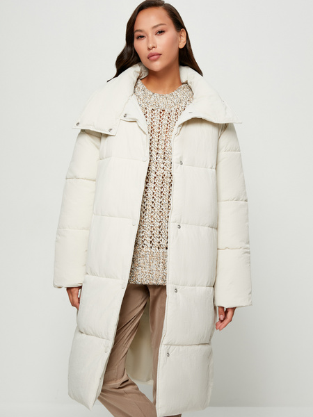 

Пальто женское ZARINA 2461437137 белое XS, 2461437137