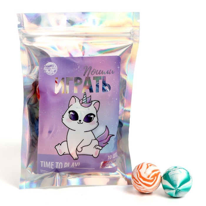 

Funny toys "Пошли играть", 10 шт, D 2,5 см