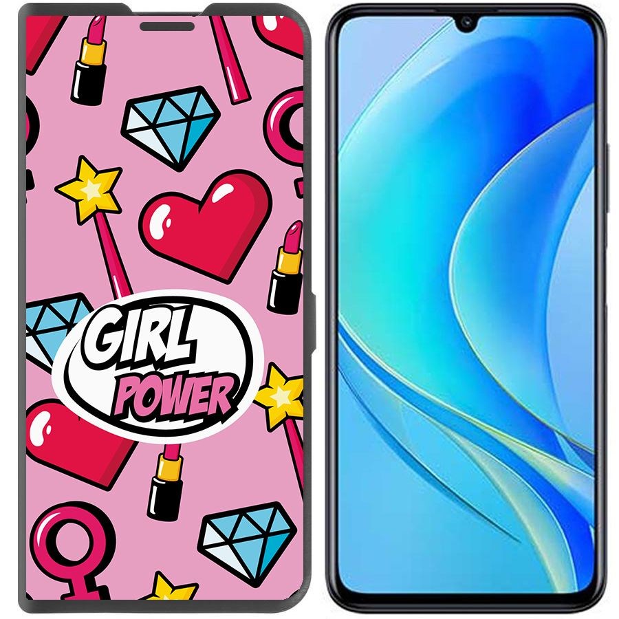 

Чехол-книжка Eco Book для Tecno Spark 10 Pro Girl Power, Черный