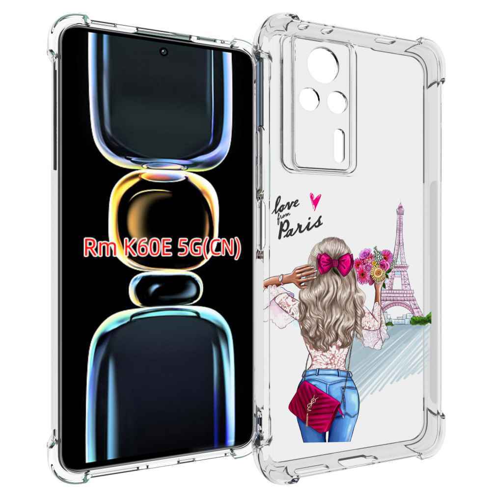 

Чехол MyPads Парижанка женский для Xiaomi Redmi K60E, Tocco